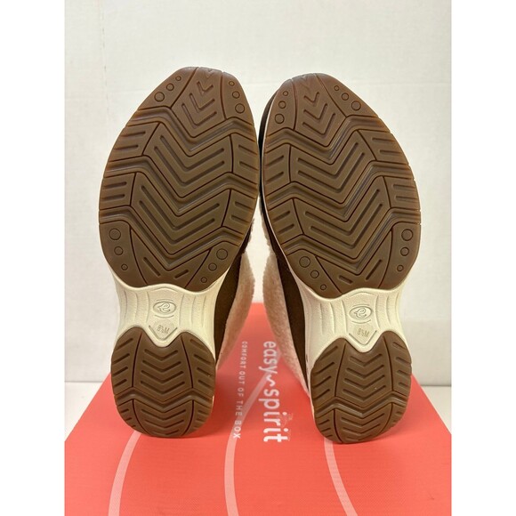 Easy Spirit Women's Trippin Cozy Booties Boots Light Natural Fuzzy Warm Sz 8.5M - Picture 6 of 6